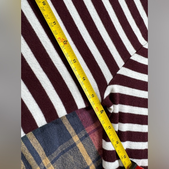 Gap Longsleeve Brown Striped Top - Picture 6 of 9